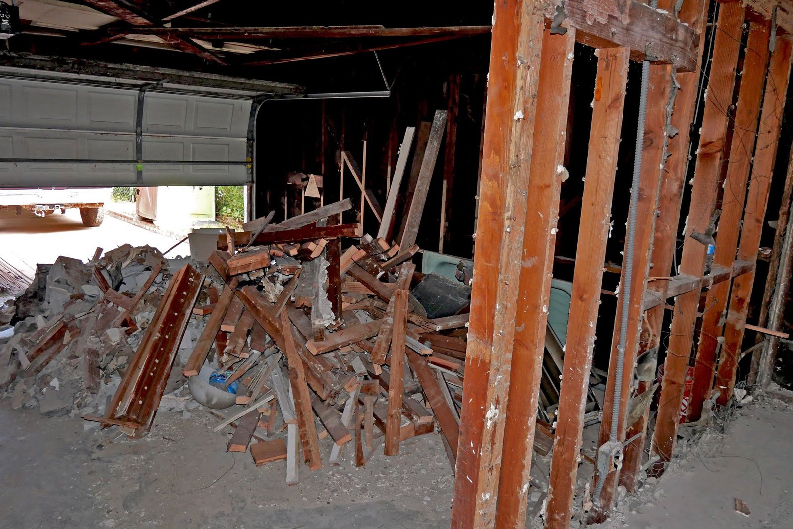 Selective Demolition during the Brookside remodel